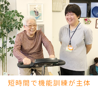 いきいきデイサービスげんきあっぷ 短時間で機能訓練が主体